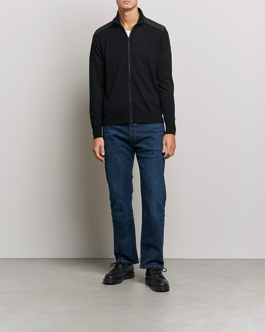 Mies | Puserot | Belstaff | Kelby Zip Cardigan Black
