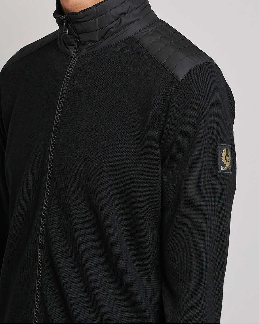 Mies | Puserot | Belstaff | Kelby Zip Cardigan Black