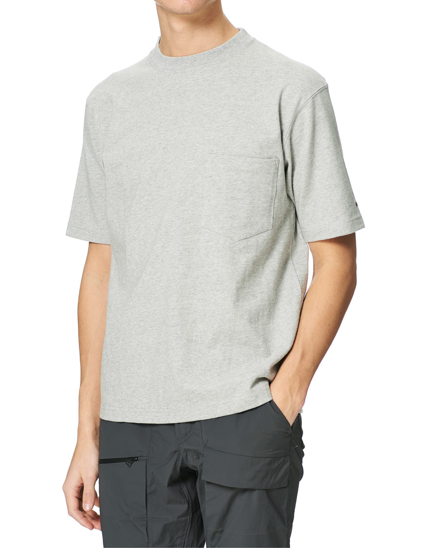 Mies | T-paidat | Snow Peak | Recycled Cotton T-Shirt Medium Grey