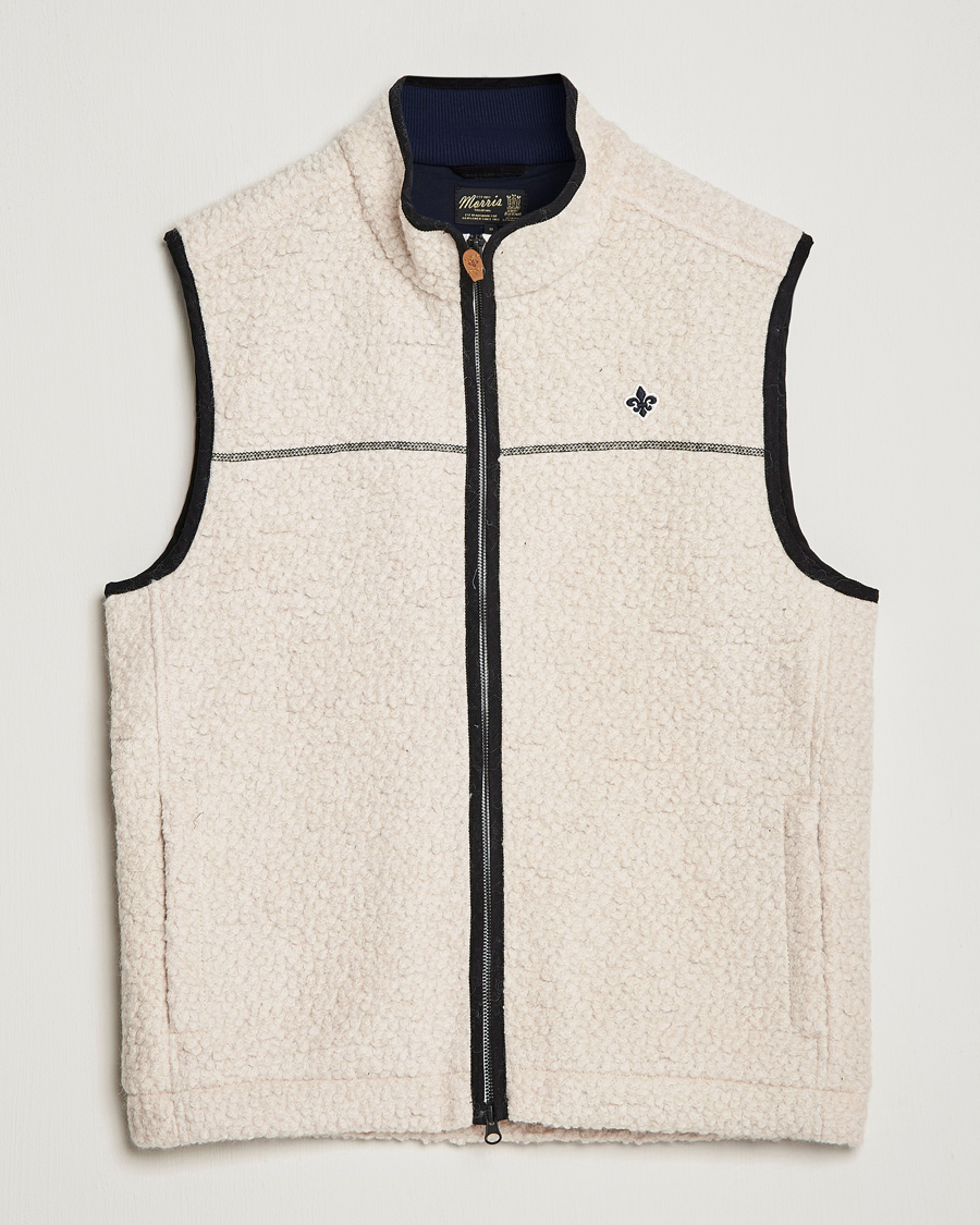 Mies | Ulkoliivit | Morris | Whitfield Pile Vest White