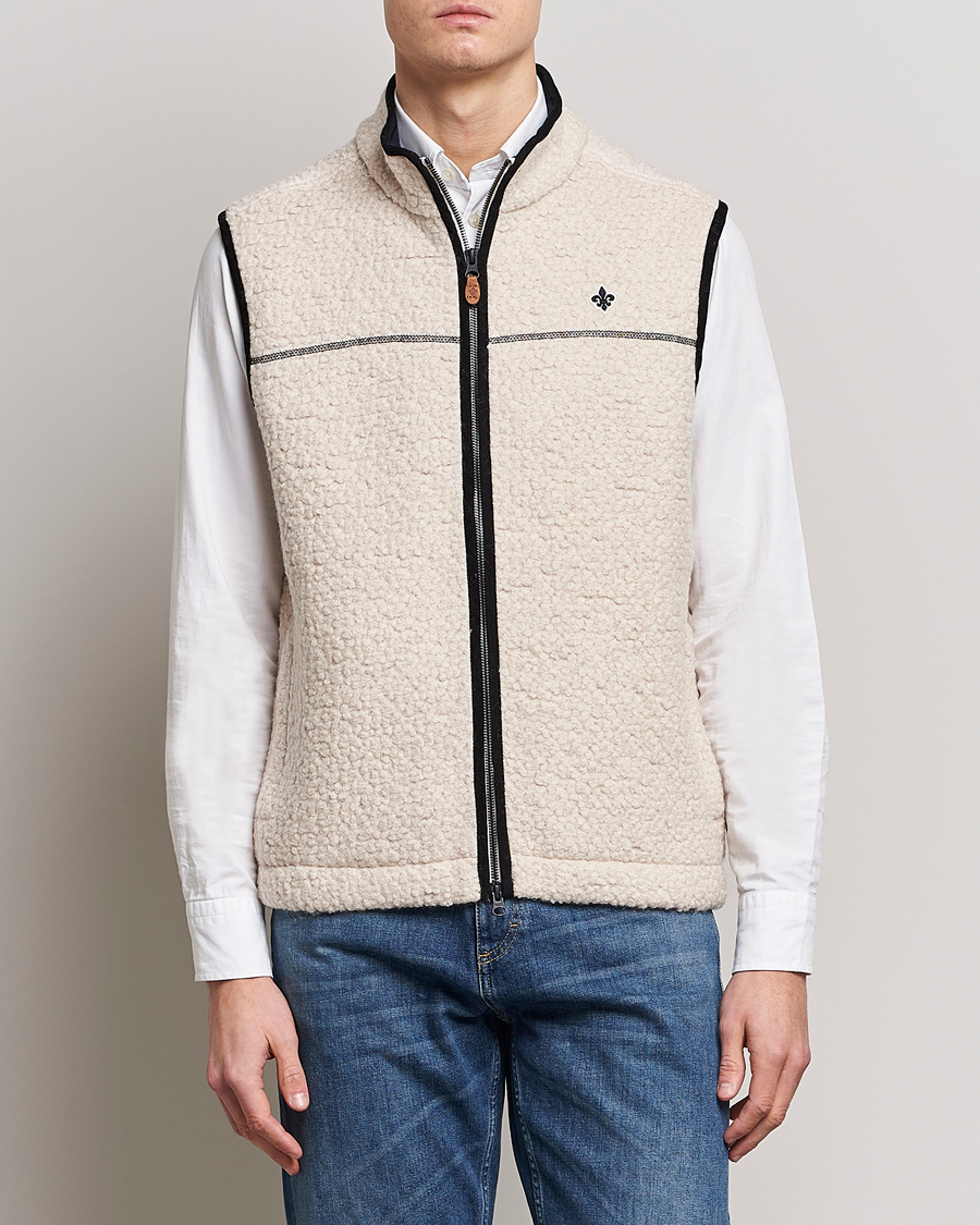 Mies | Ulkoliivit | Morris | Whitfield Pile Vest White