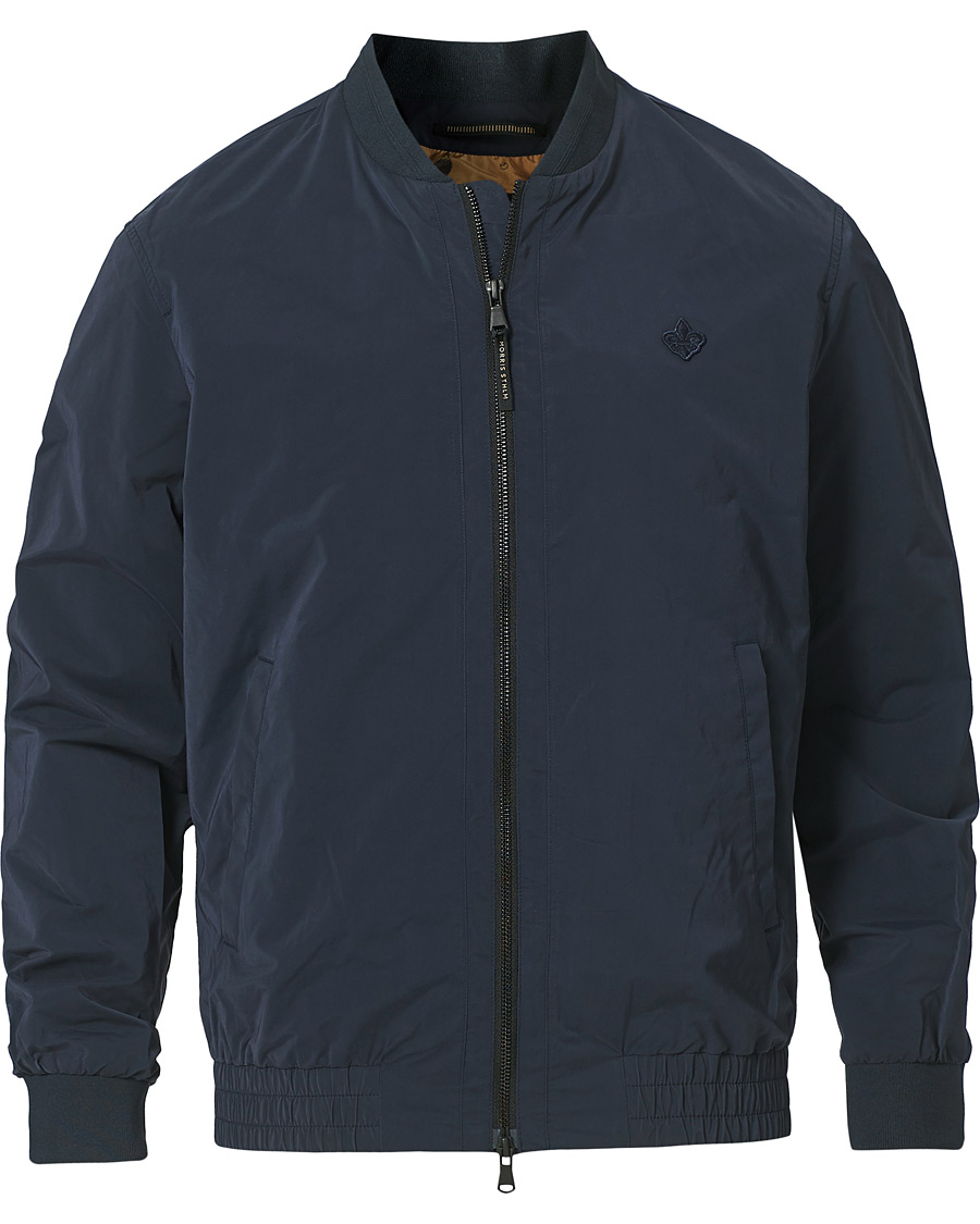 Mies | Takit | Morris | Nicolas Nylon Bomber Jacket Old Blue