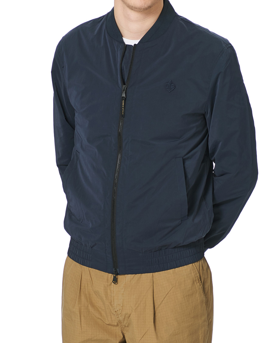 Mies | Takit | Morris | Nicolas Nylon Bomber Jacket Old Blue