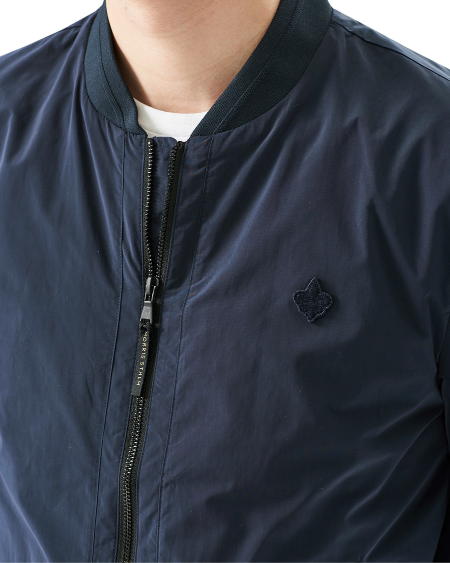 Mies | Takit | Morris | Nicolas Nylon Bomber Jacket Old Blue