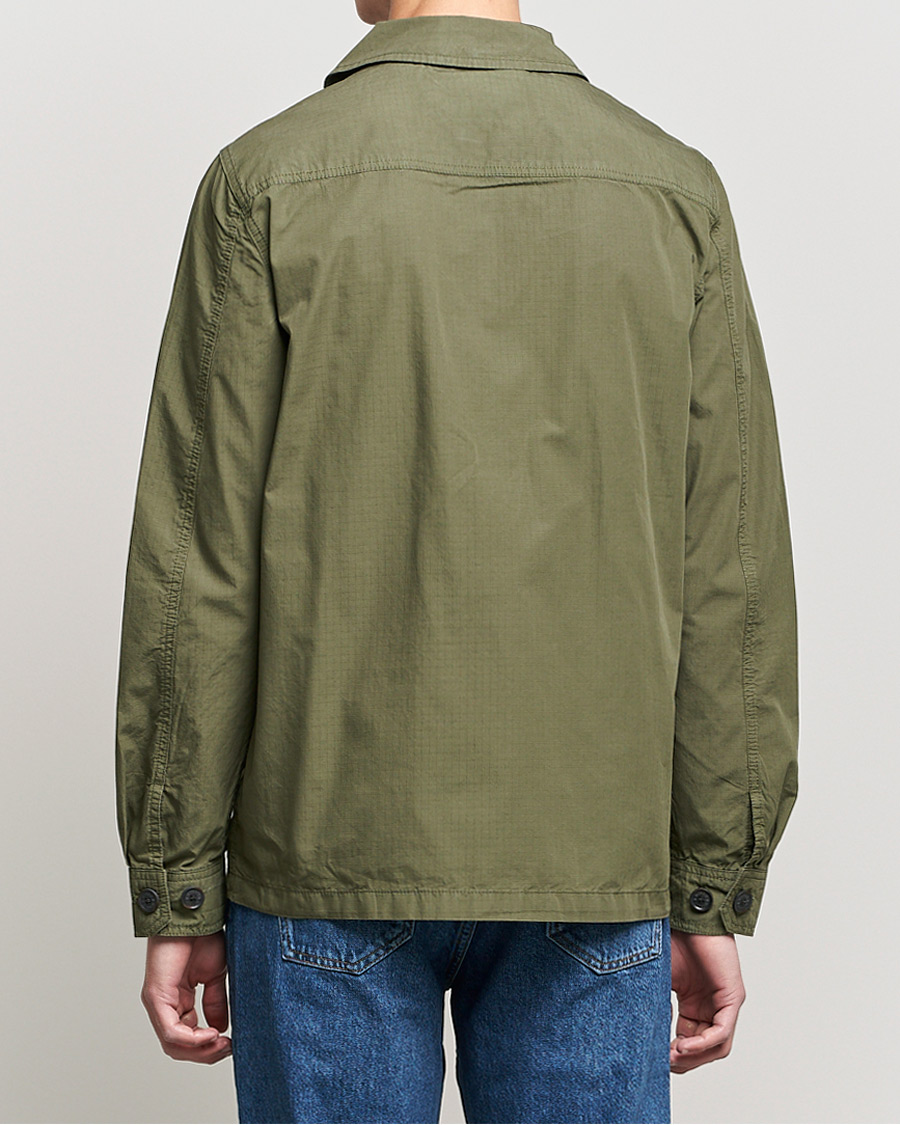 Mies | Kauluspaidat | Morris | Morley Ripstop Shirt Jacket Olive