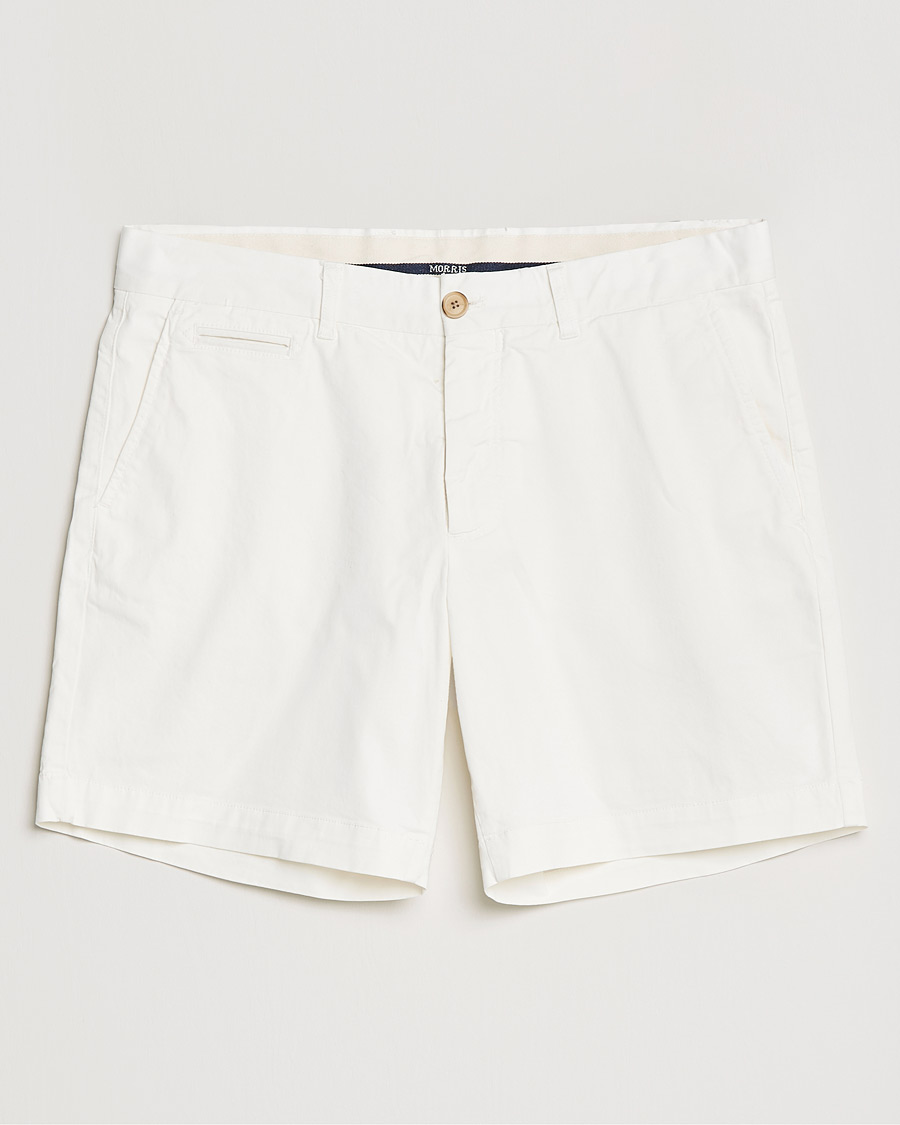 Mies | Shortsit | Morris | Light Twill Chino Shorts White