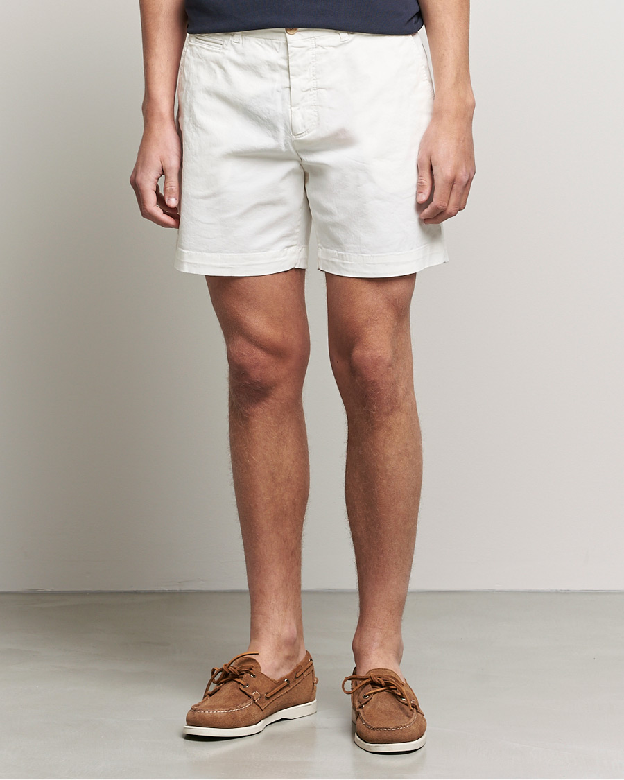 Mies |  | Morris | Light Twill Chino Shorts White