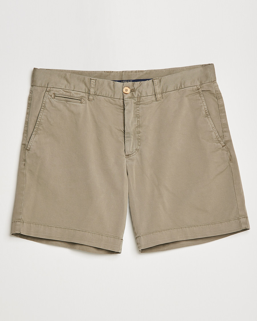 Mies | Shortsit | Morris | Light Twill Chino Shorts Olive