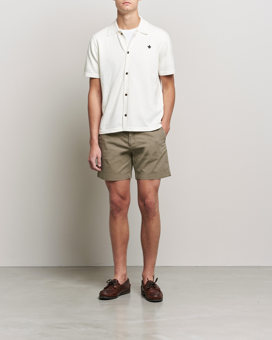 Mies | Shortsit | Morris | Light Twill Chino Shorts Olive