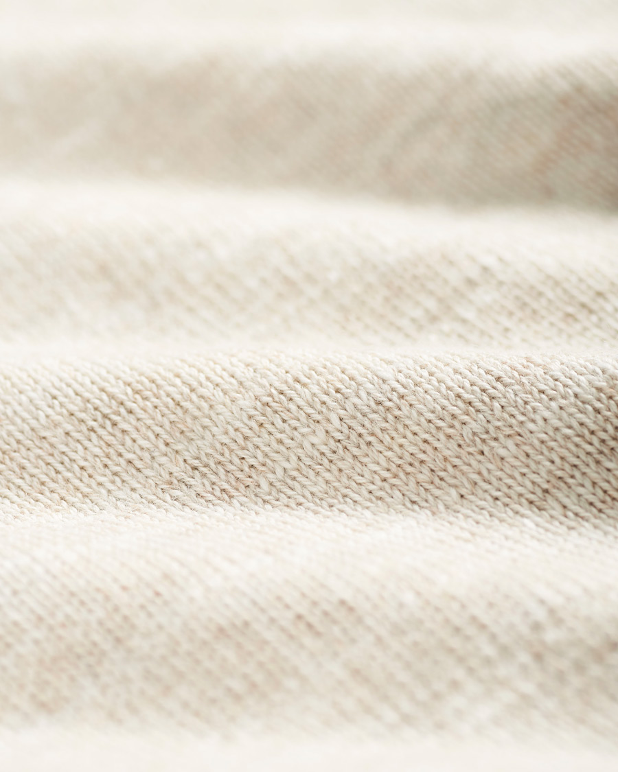 Mies | Puserot | Morris | Randall Cotton Half Zip Ecru