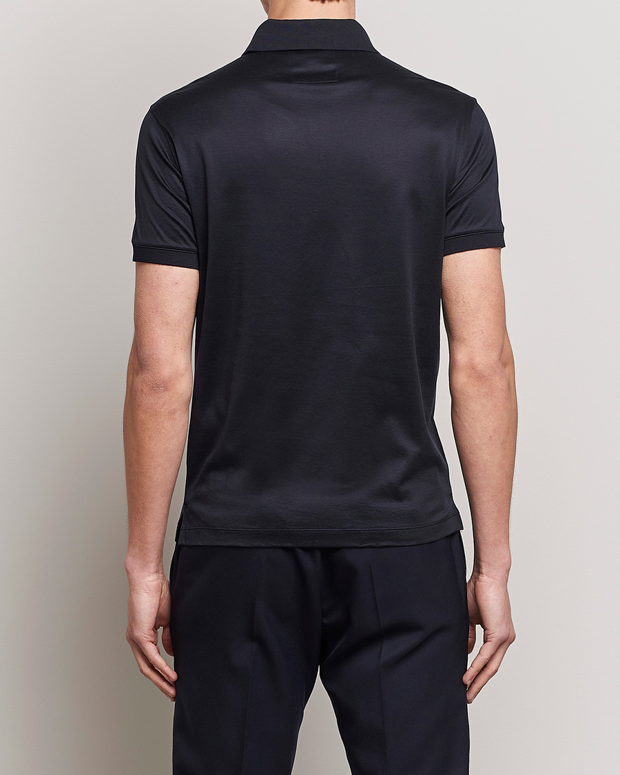 Mies | Pikeet | Emporio Armani | Cotton Tencel Polo Navy