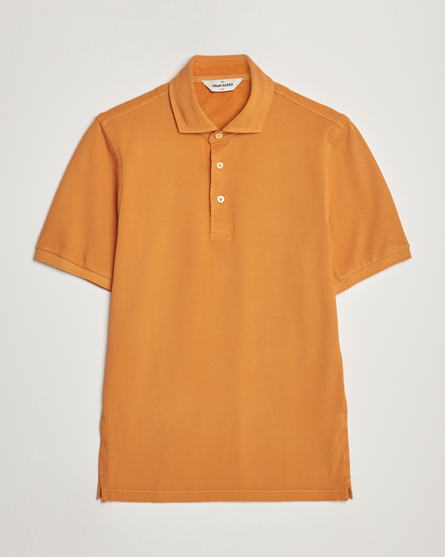Mies | Pikeet | Gran Sasso | Washed Polo Orange