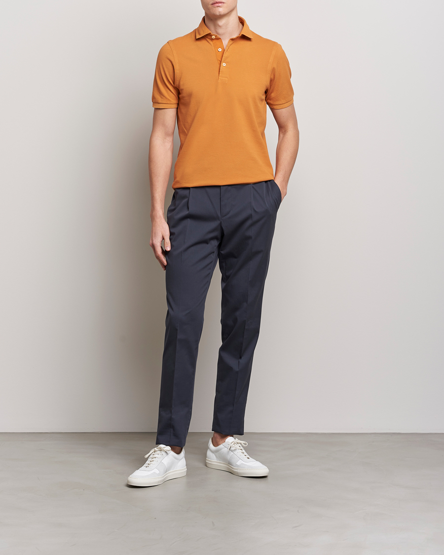 Mies | Pikeet | Gran Sasso | Washed Polo Orange