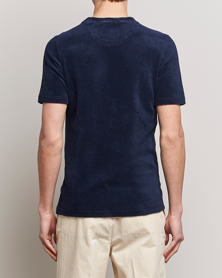 Mies | T-paidat | Gran Sasso | Cotton Terry Tee Navy