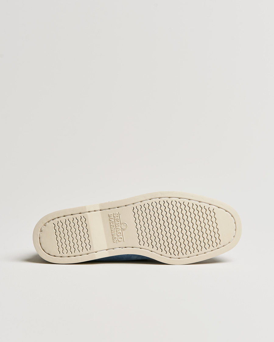 Mies | Sebago Docksides Suede Boat Shoe Indigo | Sebago | Docksides Suede Boat Shoe Indigo