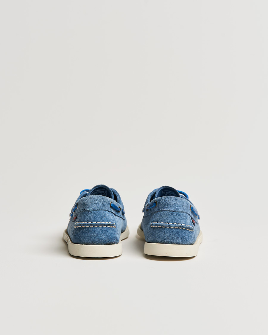 Mies | Sebago Docksides Suede Boat Shoe Indigo | Sebago | Docksides Suede Boat Shoe Indigo