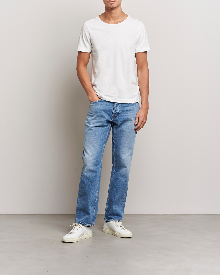 Mies | T-paidat | Merz b. Schwanen | 1920s Loopwheeled T-Shirt White