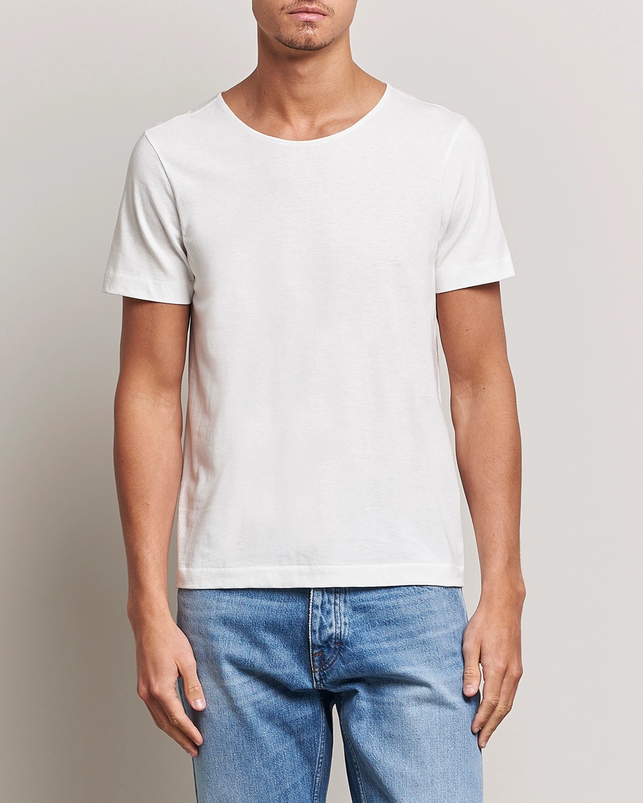 Mies | Merz b. Schwanen | Merz b. Schwanen | 1920s Loopwheeled T-Shirt White