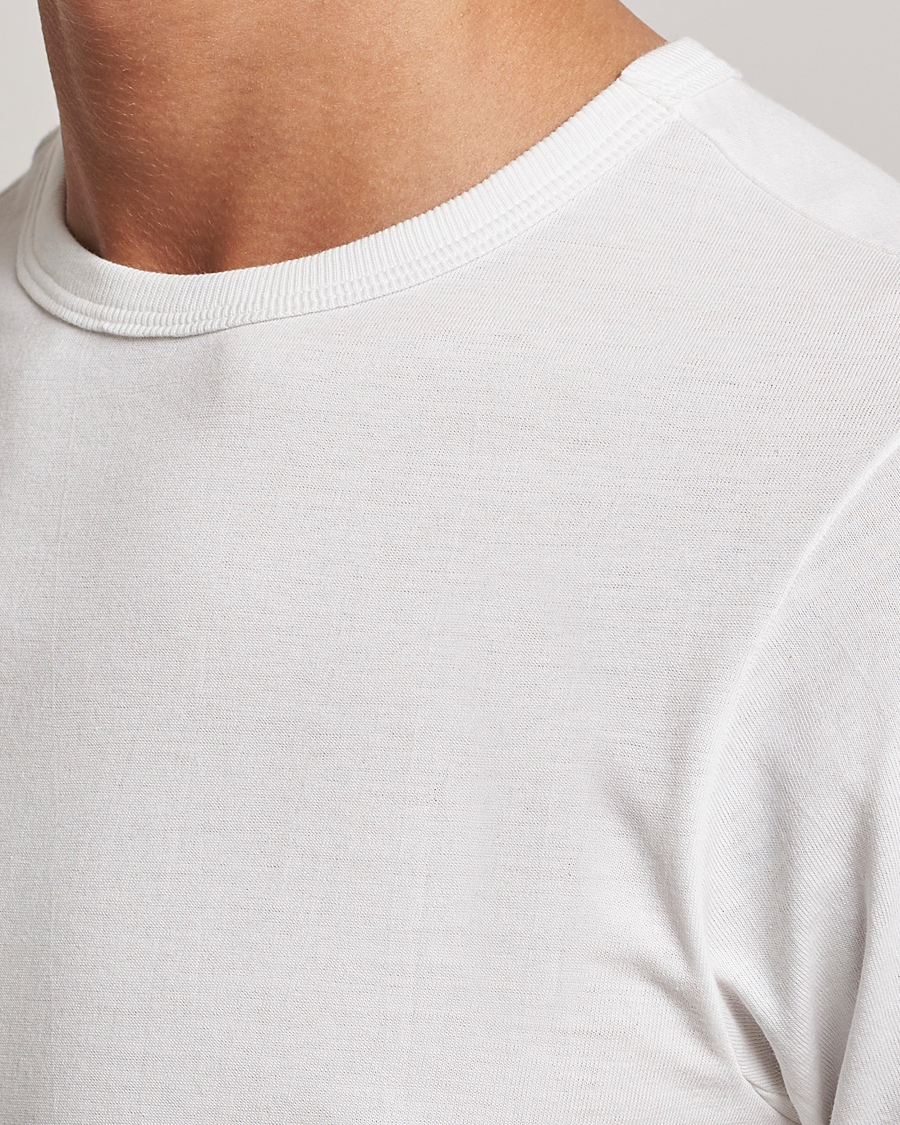 Mies | T-paidat | Merz b. Schwanen | 1950s Classic Loopwheeled T-shirt White