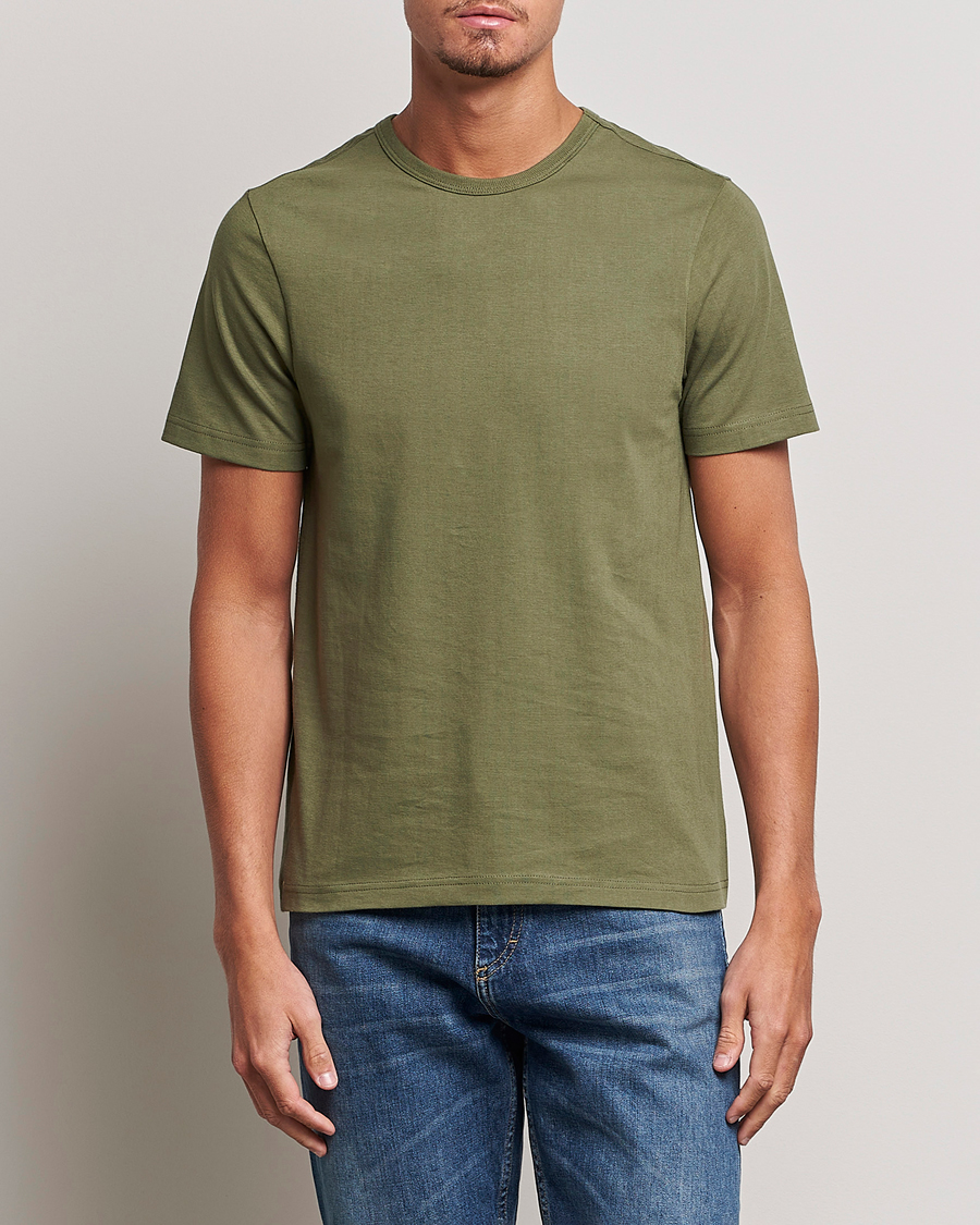 Mies | T-paidat | Merz b. Schwanen | 1950s Classic Loopwheeled T-shirt Army