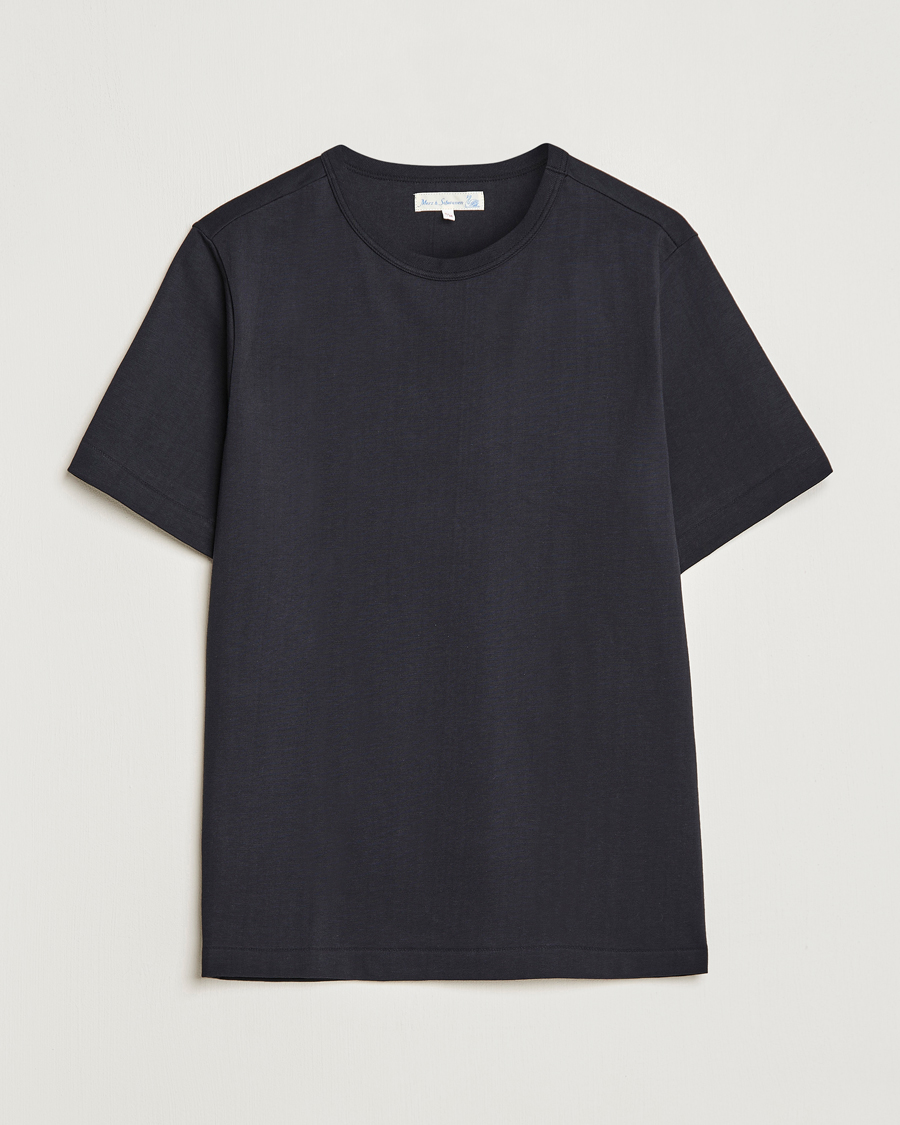 Mies | T-paidat | Merz b. Schwanen | Relaxed Fit Loopwheeled T-Shirt Charcoal