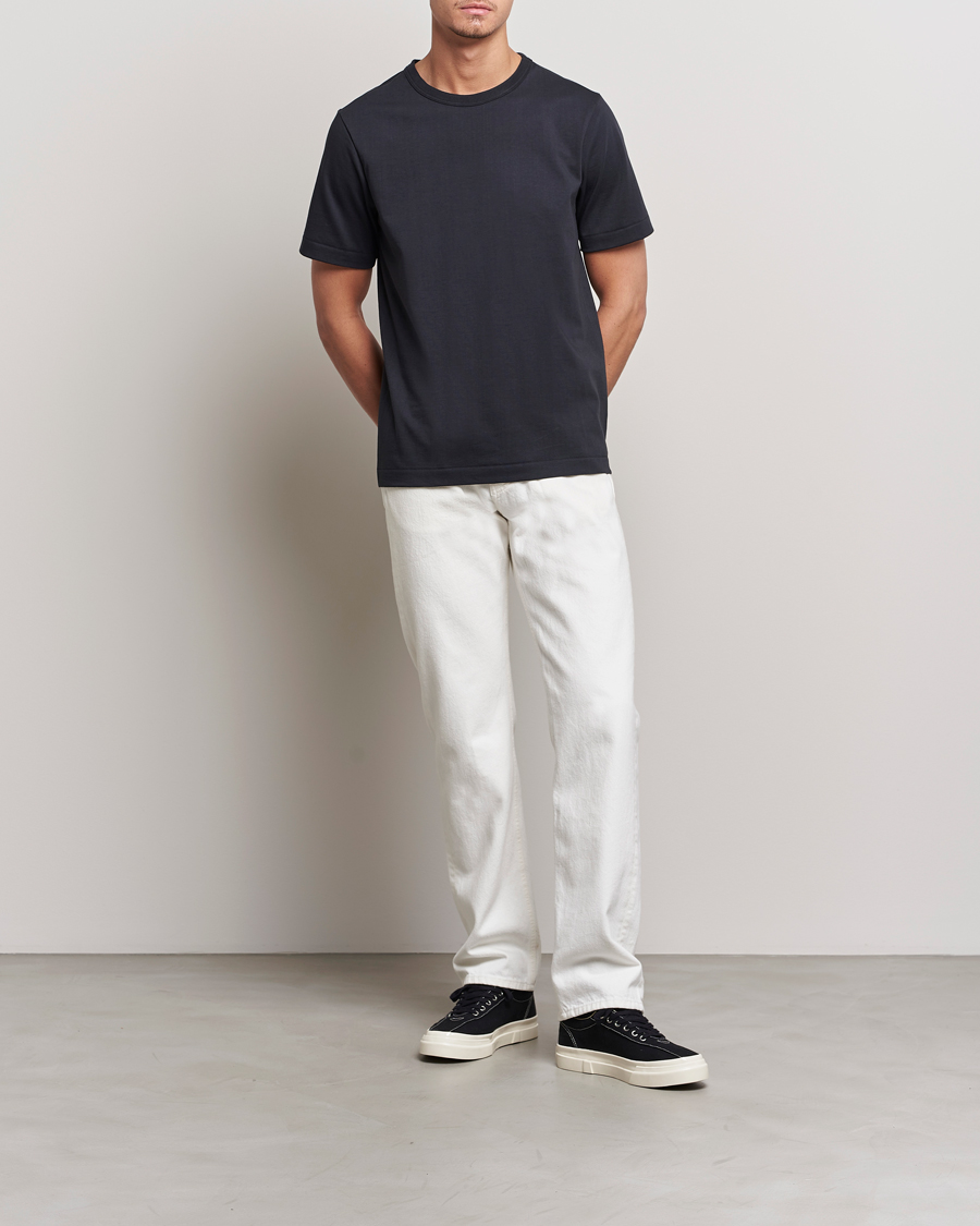 Mies | T-paidat | Merz b. Schwanen | Relaxed Fit Loopwheeled T-Shirt Charcoal