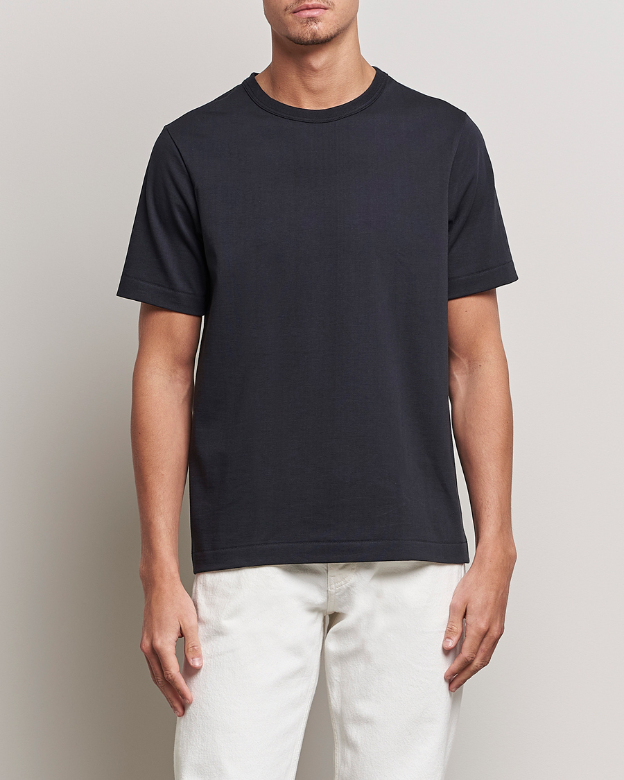 Mies | T-paidat | Merz b. Schwanen | Relaxed Fit Loopwheeled T-Shirt Charcoal