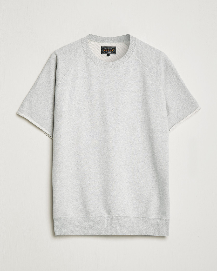 Mies | T-paidat | BEAMS PLUS | Cut Off Sweatshirt Heather Grey