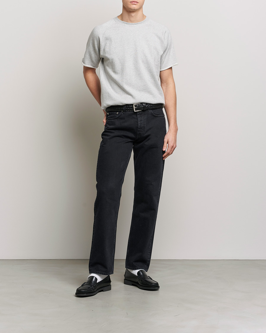 Mies | T-paidat | BEAMS PLUS | Cut Off Sweatshirt Heather Grey