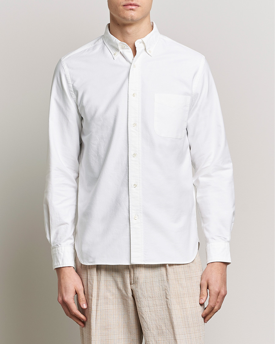 Mies | Preppy Authentic | BEAMS PLUS | Oxford Button Down Shirt White