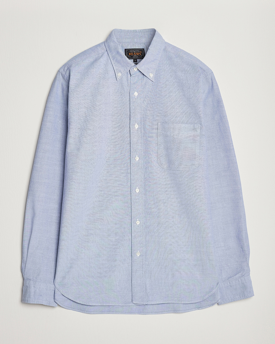 Mies | Kauluspaidat | BEAMS PLUS | Oxford Button Down Shirt Light Blue