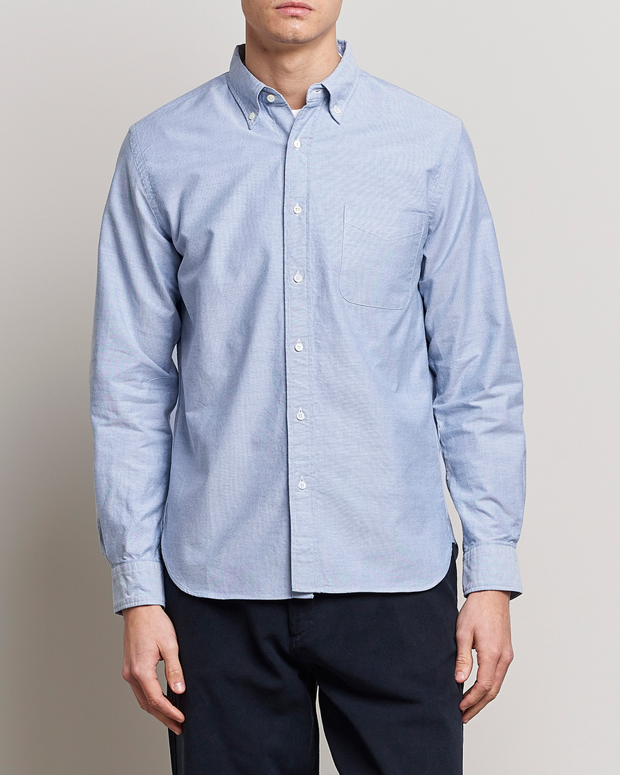 Mies |  | BEAMS PLUS | Oxford Button Down Shirt Light Blue