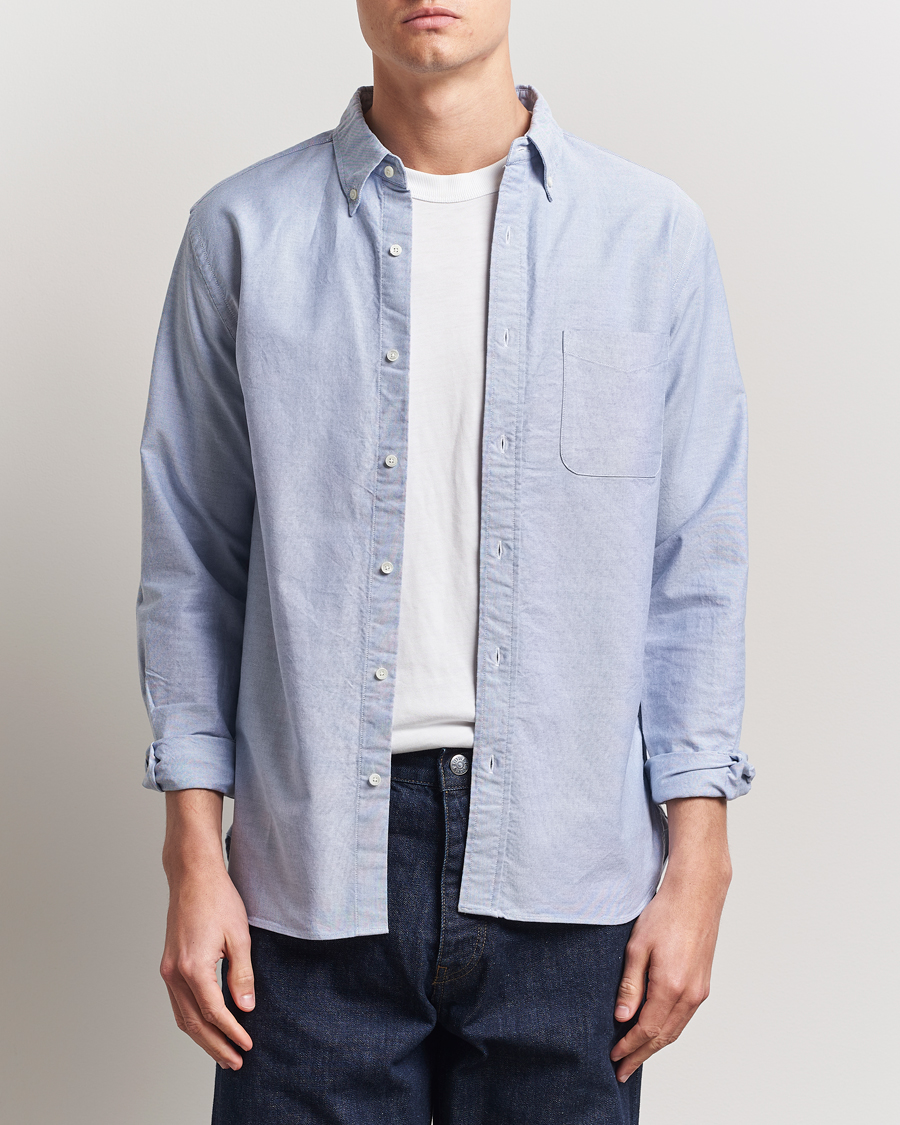 Mies | Kauluspaidat | BEAMS PLUS | Oxford Button Down Shirt Light Blue