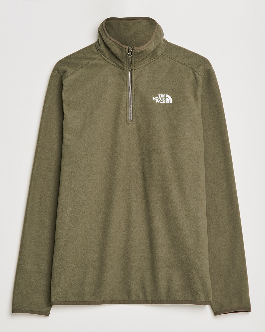 Mies | Puserot | The North Face | 100 Glacier 1/4 Zip Taupe Green