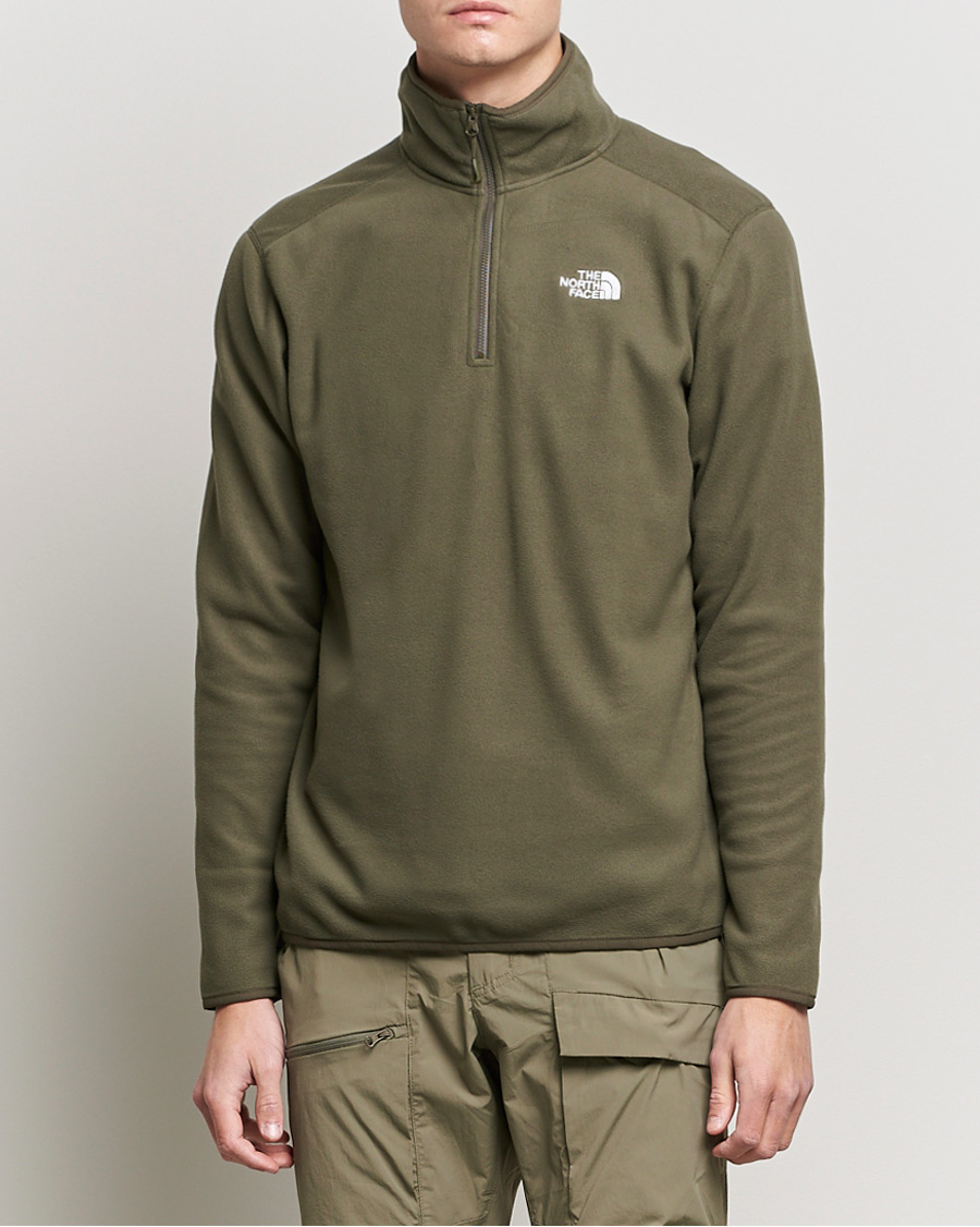 Mies | Puserot | The North Face | 100 Glacier 1/4 Zip Taupe Green