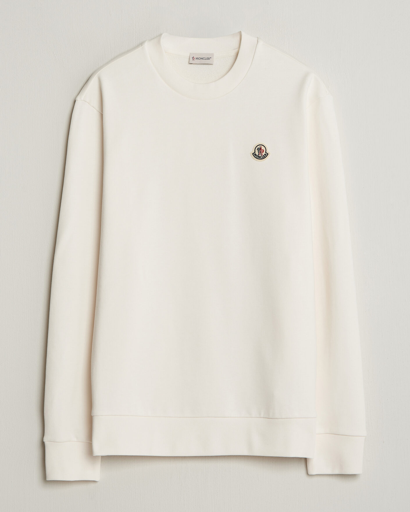 Mies | Puserot | Moncler | Logo Sweatshirt White