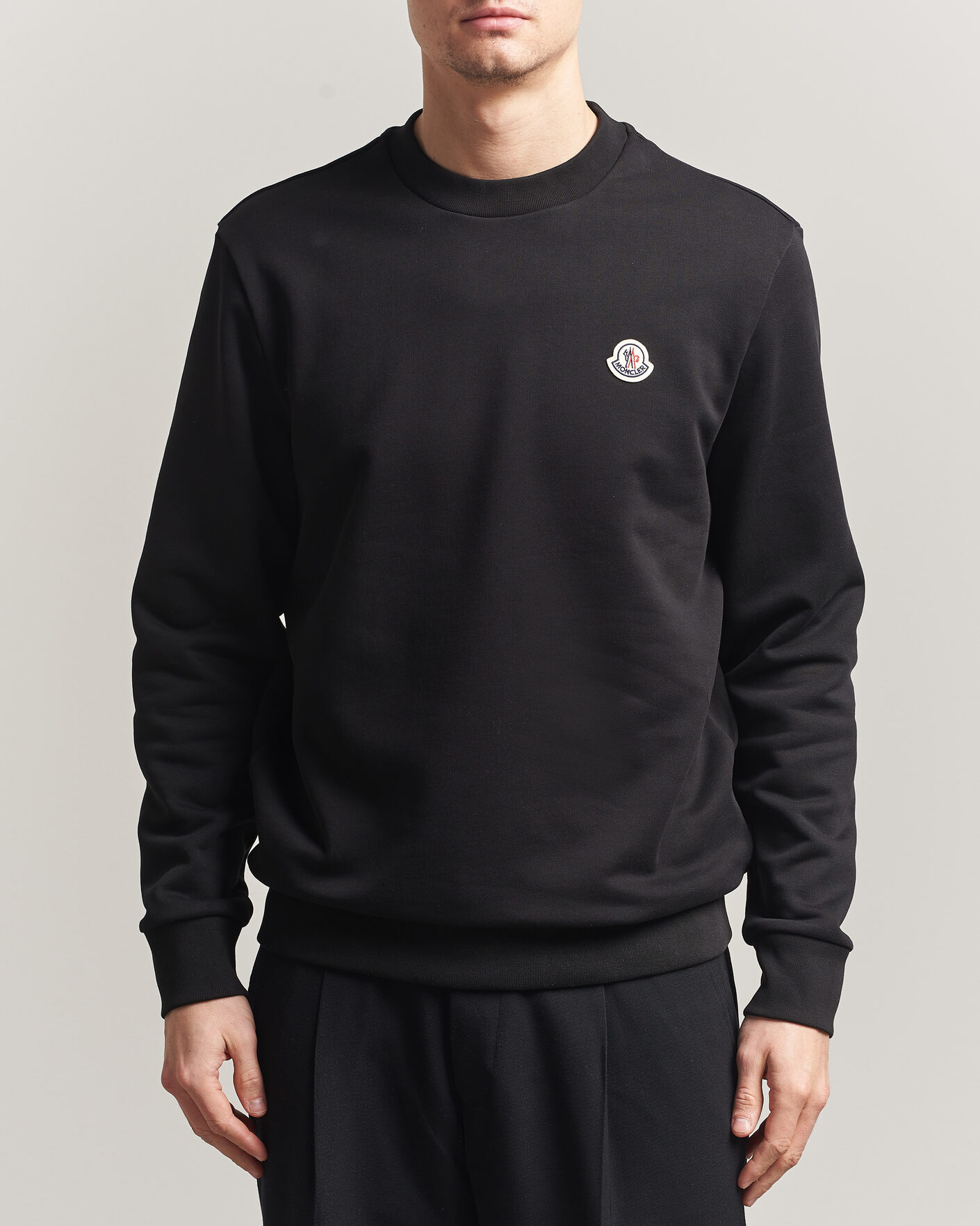 Mies | Puserot | Moncler | Logo Sweatshirt Black