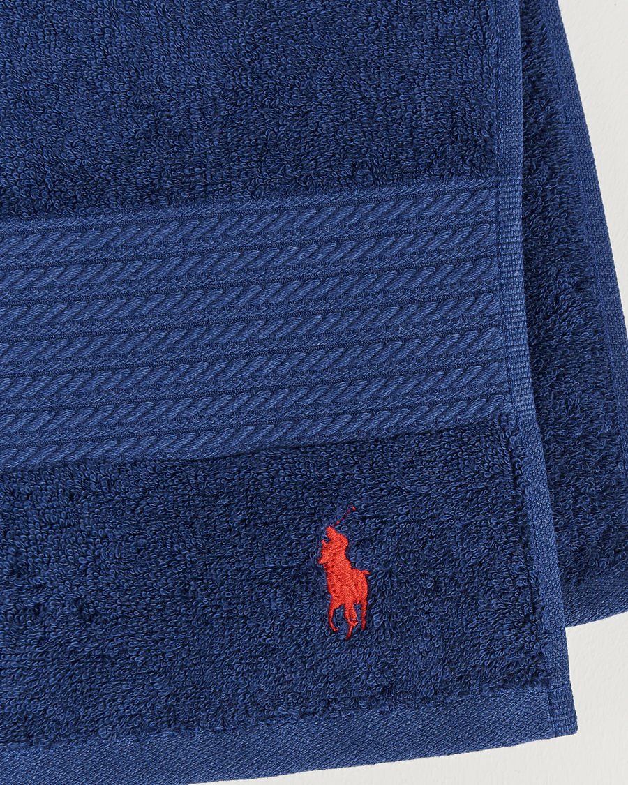 Mies | Ralph Lauren Home Polo Player Guest Towel 40x75 Marine | Ralph Lauren Home | Polo Player Guest Towel 40x75 Marine