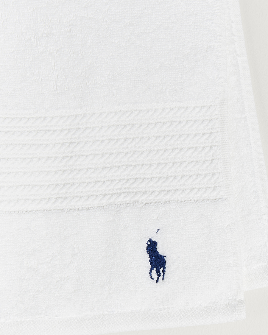 Mies | Ralph Lauren Home Polo Player Guest Towel 40x75 White | Ralph Lauren Home | Polo Player Guest Towel 40x75 White