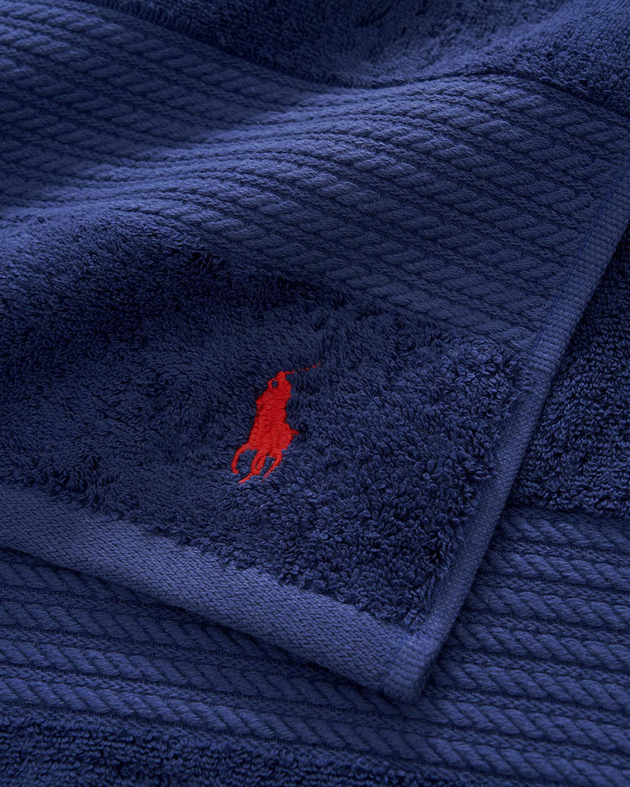 Mies | Ralph Lauren Home Polo Player Shower Towel 75x140 Marine | Ralph Lauren Home | Polo Player Shower Towel 75x140 Marine