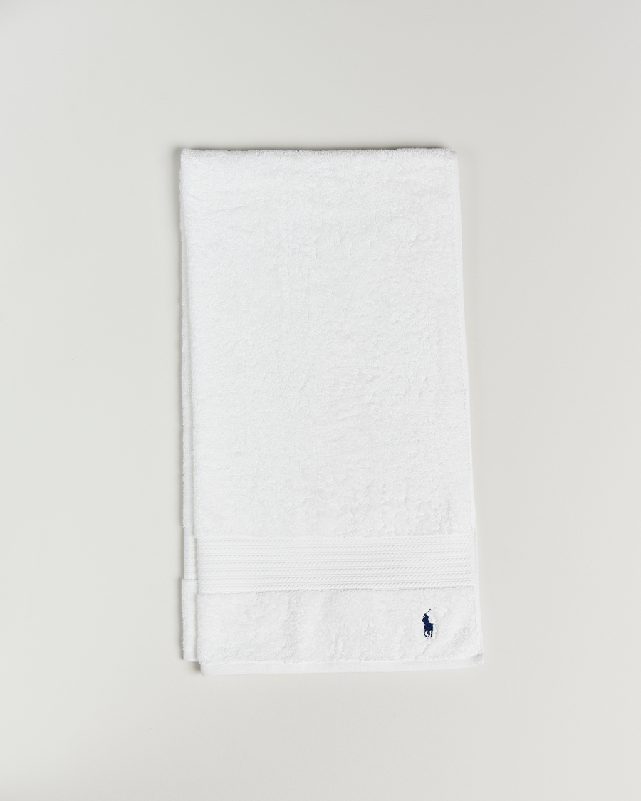 Mies | Ralph Lauren Home Polo Player Shower Towel 75x140 White | Ralph Lauren Home | Polo Player Shower Towel 75x140 White