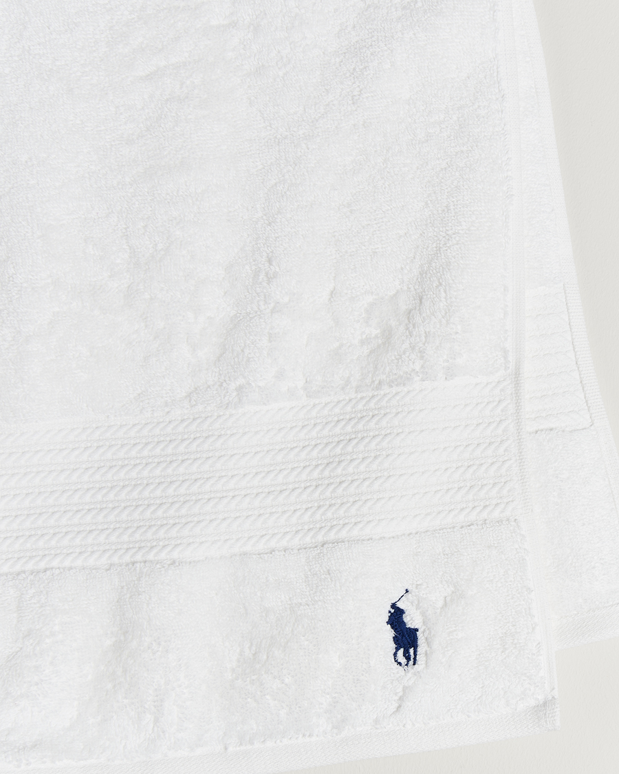 Mies | Ralph Lauren Home Polo Player Shower Towel 75x140 White | Ralph Lauren Home | Polo Player Shower Towel 75x140 White