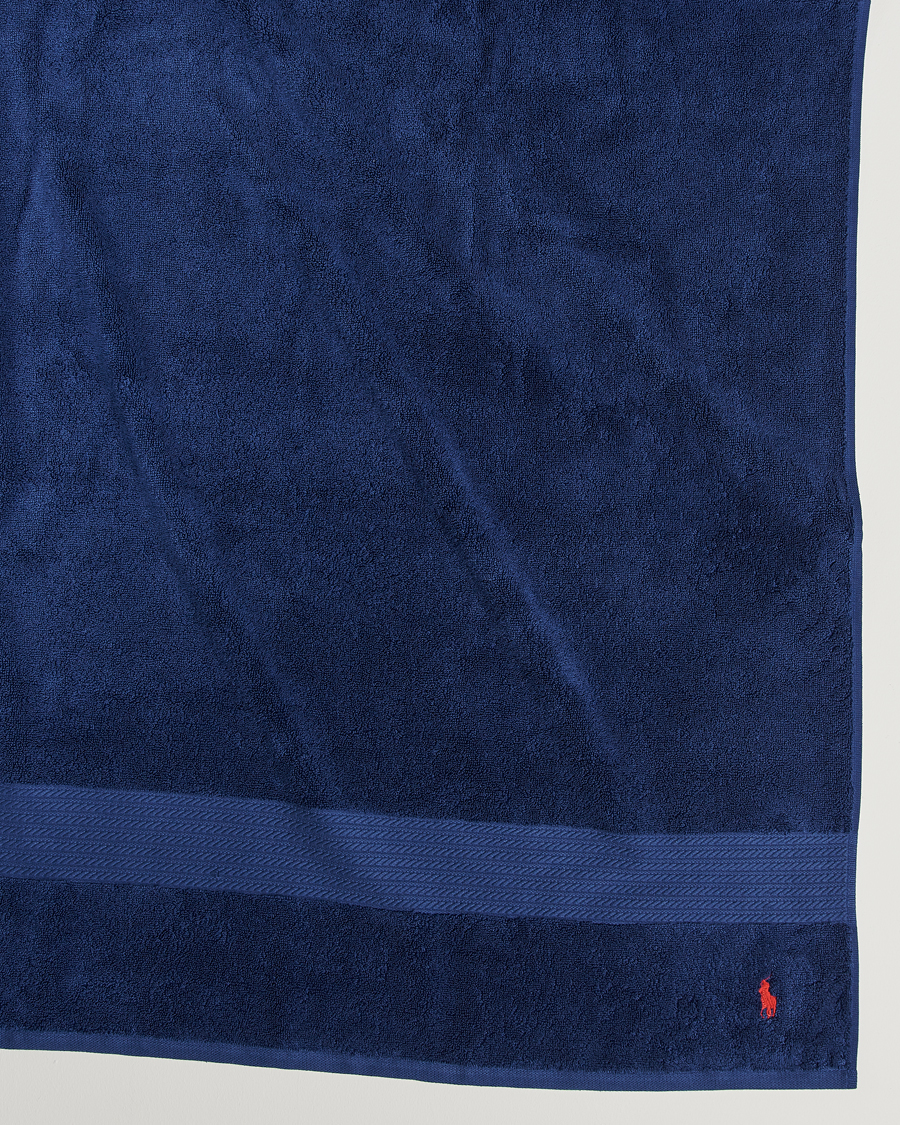 Mies | Ralph Lauren Home Polo Player Bath Sheet 90x170 Marine | Ralph Lauren Home | Polo Player Bath Sheet 90x170 Marine