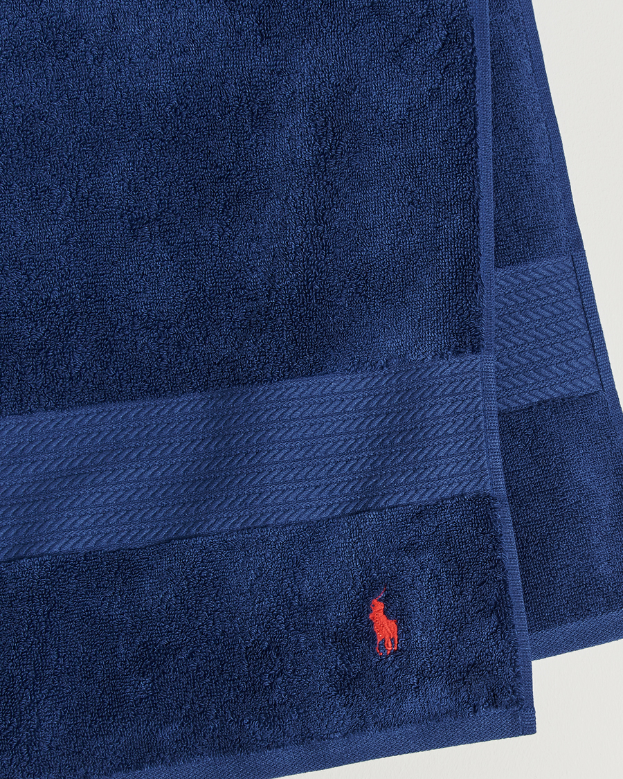Mies | Ralph Lauren Home Polo Player Bath Sheet 90x170 Marine | Ralph Lauren Home | Polo Player Bath Sheet 90x170 Marine