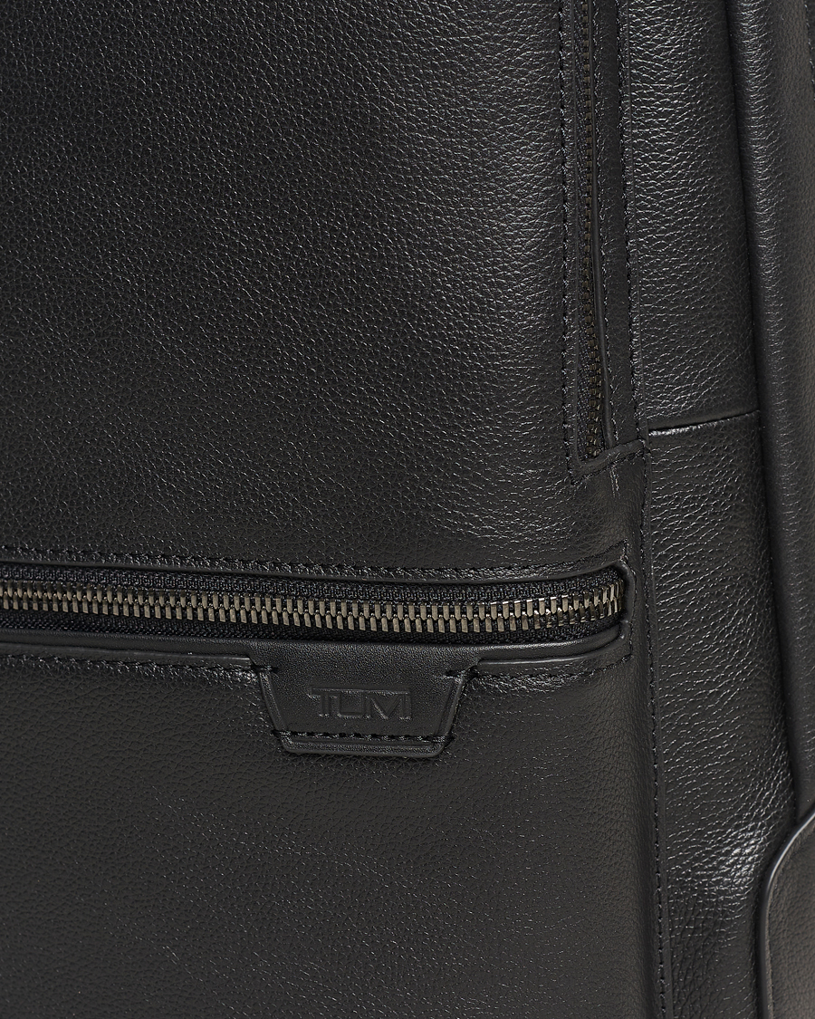Mies | TUMI Harrison Bradner Leather Backpack Black | TUMI | Harrison Bradner Leather Backpack Black