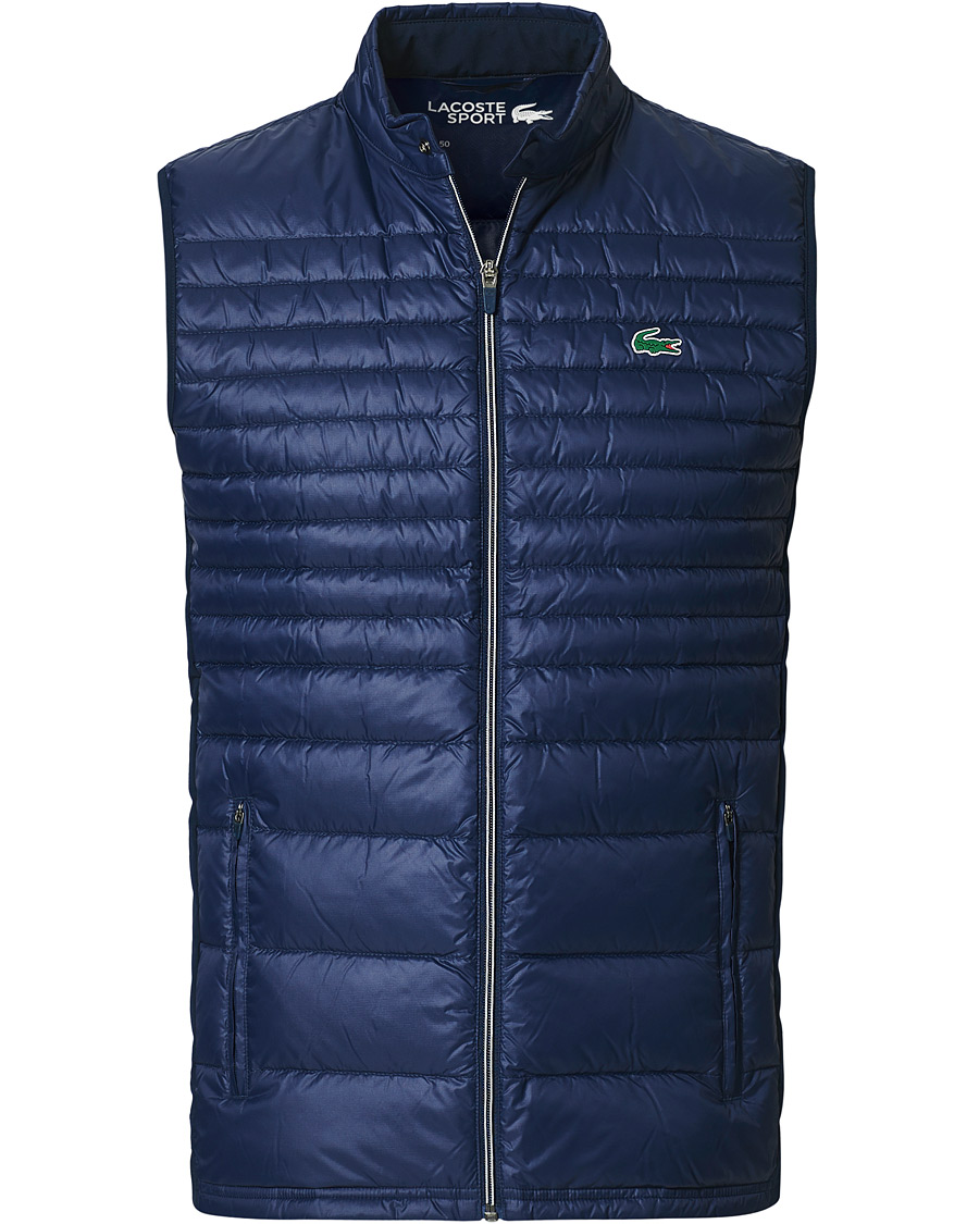 Mies | Takit | Lacoste | Light Down Vest Navy Blue