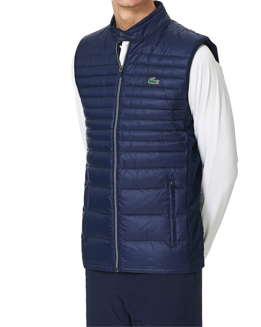 Mies | Takit | Lacoste | Light Down Vest Navy Blue