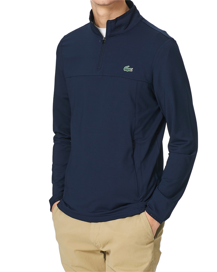 Mies | Puserot | Lacoste Sport | Performance Midlayer Half Zip Navy Blue