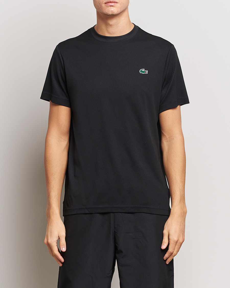 Mies | Mustat t-paidat | Lacoste Sport | Performance Crew Neck T-Shirt Black