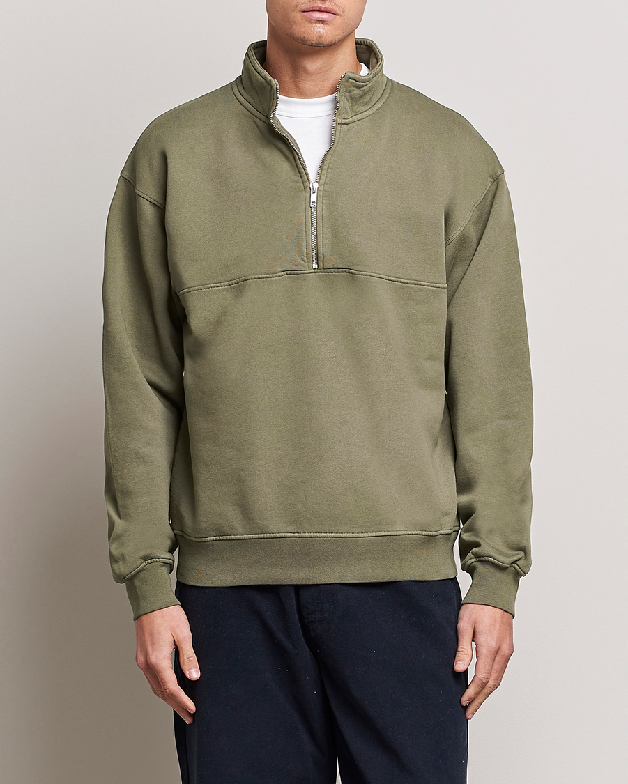 Mies | Colorful Standard | Colorful Standard | Classic Organic Half-Zip Dusty Olive